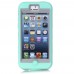 iPhone 5c - 3 Piece Hard Plastic Silicone Hybrid Drop Shock Proof Protective Phone Cover Case - Pink Black
